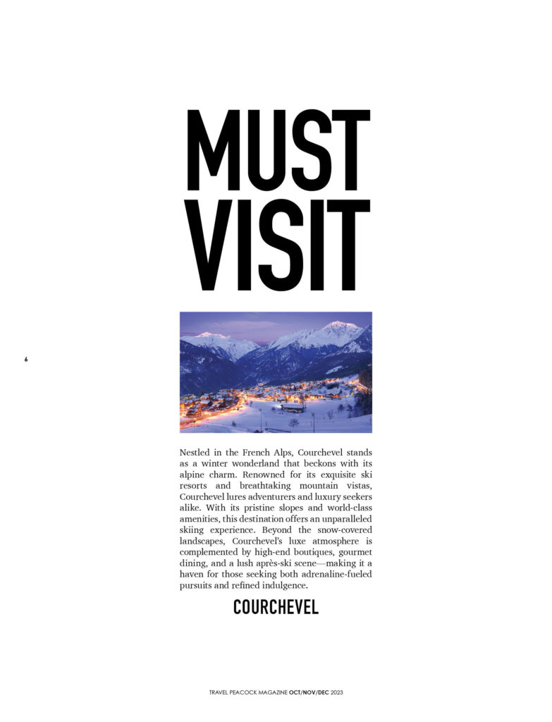 Must Visit - Courchevel