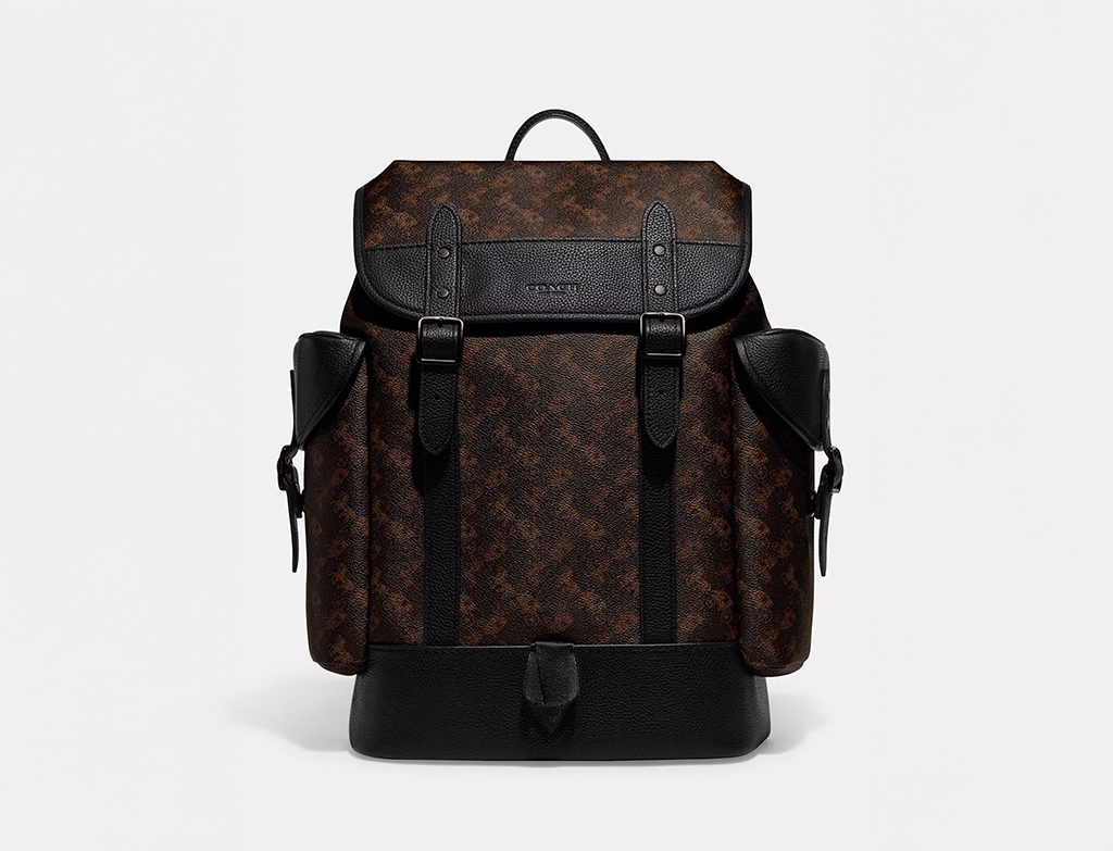 COACH Horse And Carriage Print Hitch Backpack_