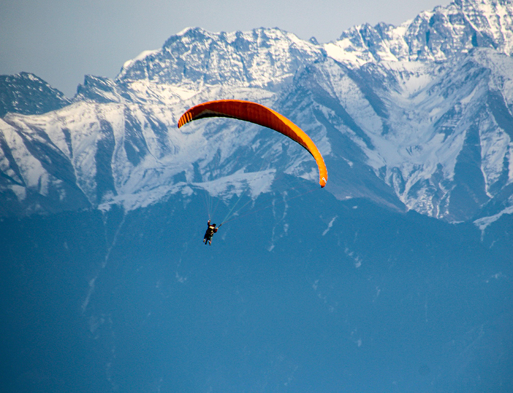 sky driving in nepal