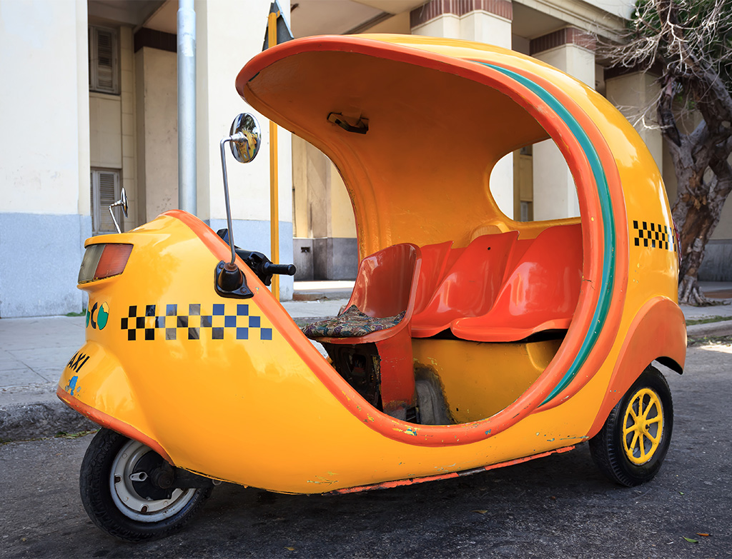Coco taxis of Cuba