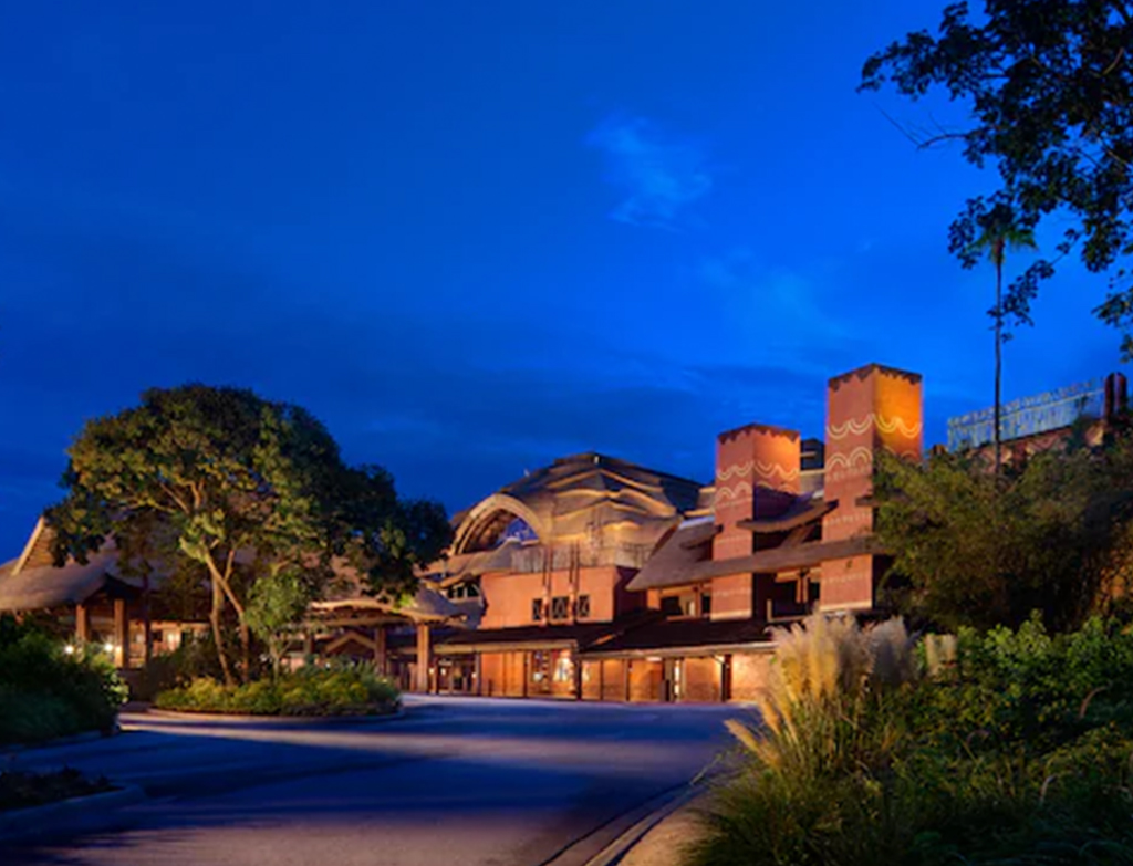 Disney's Animal Kingdom Lodge wildlife resort in the USA