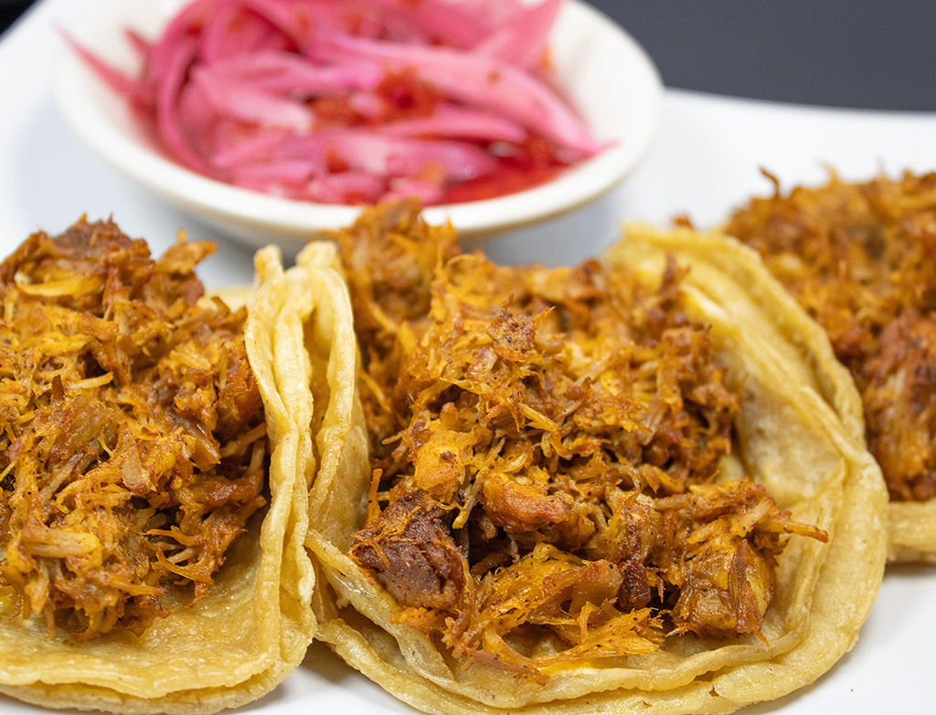 yucatecan dishes-Cochinita pibil tacos