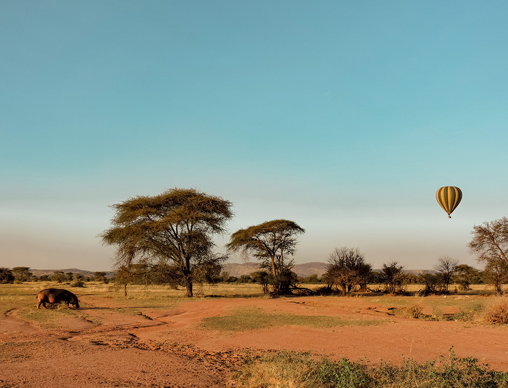 Best Hot-air Balloon destinations - Sarengetti National park